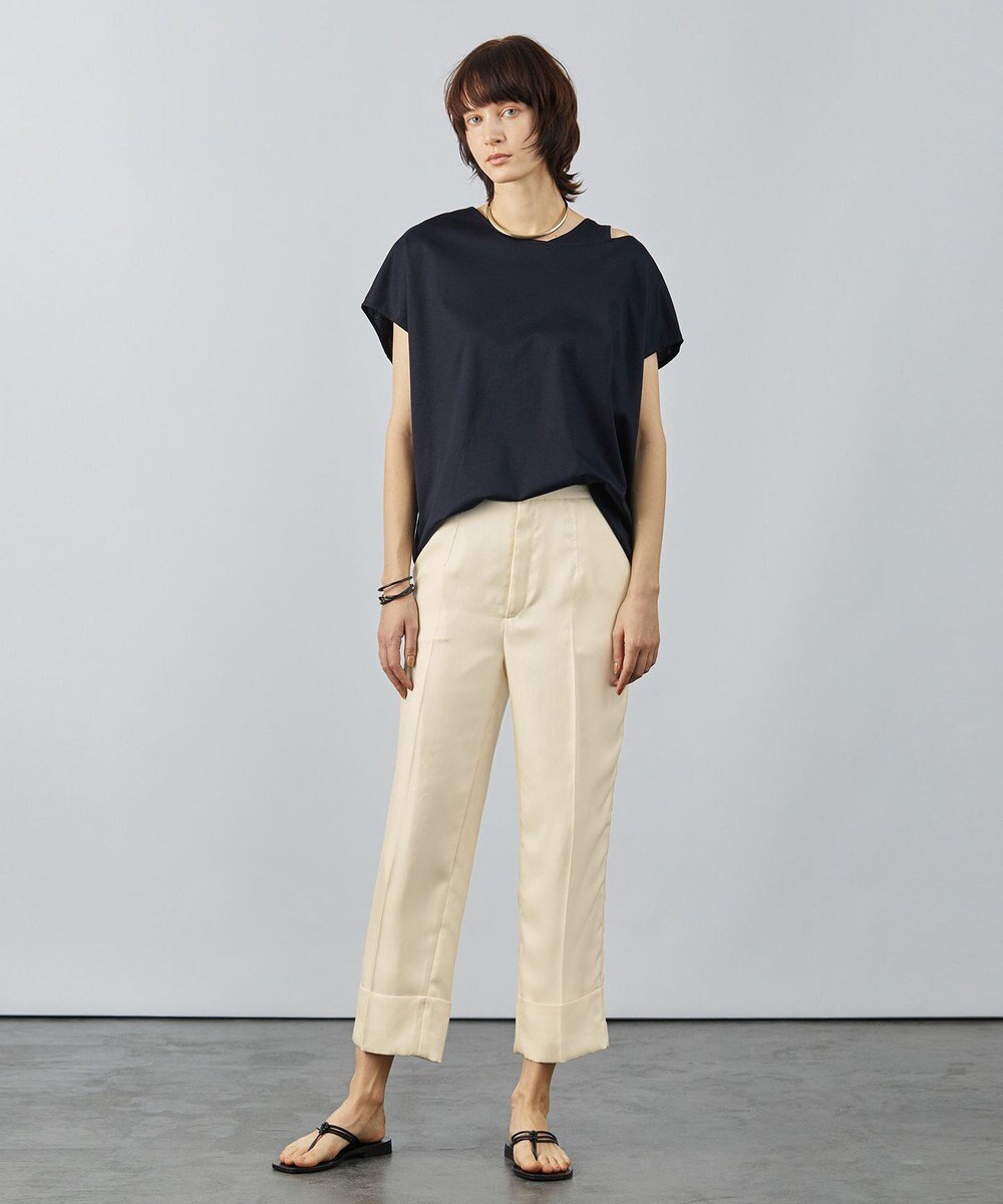 BEIGE， CARO / クロップドパンツ 