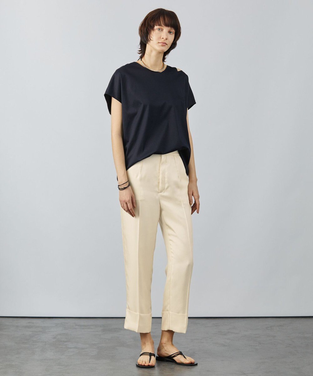 BEIGE， CARO / クロップドパンツ 