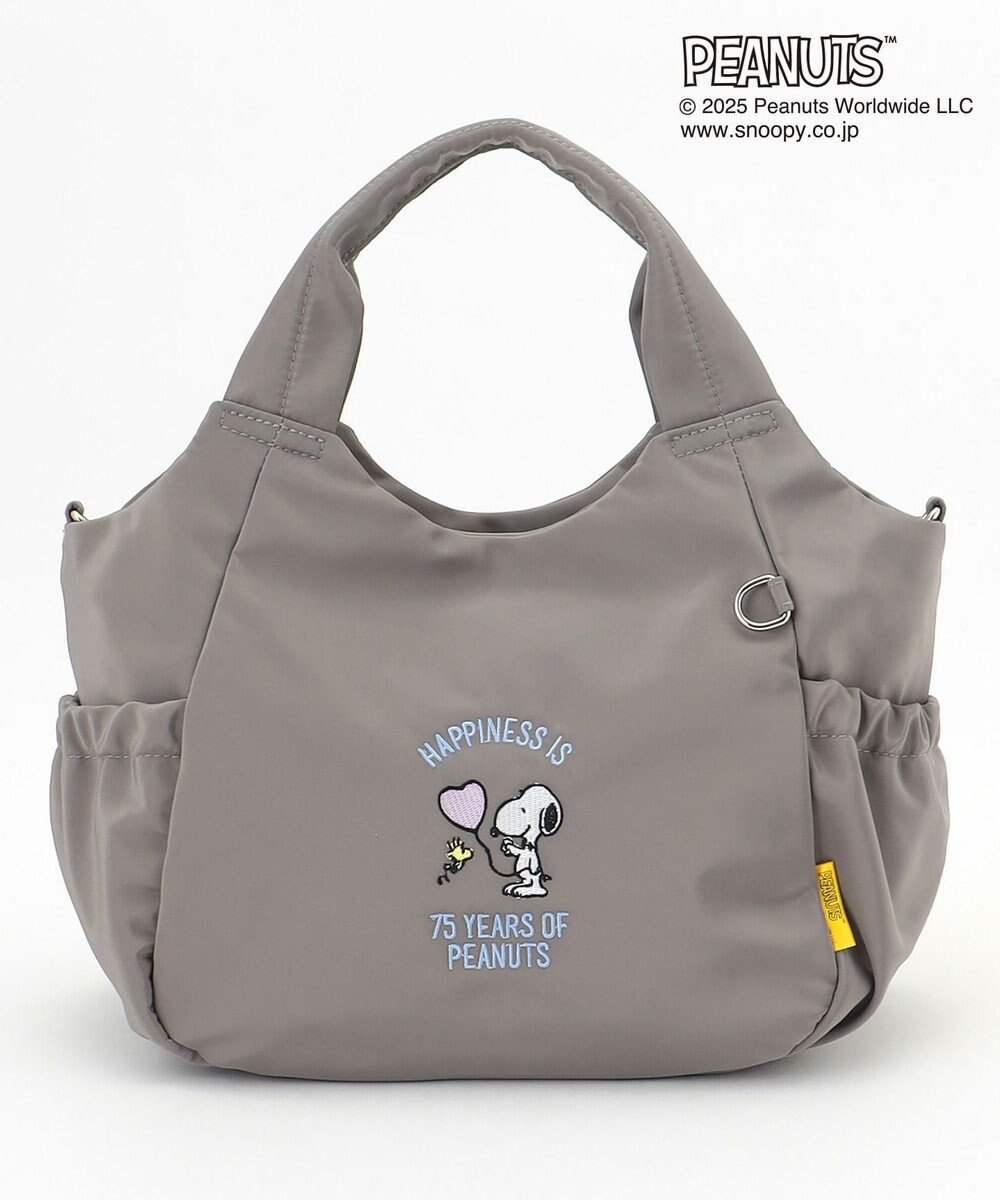 Y'SACCS SNOOPYデザイン　ギャザー2wayミニトート 