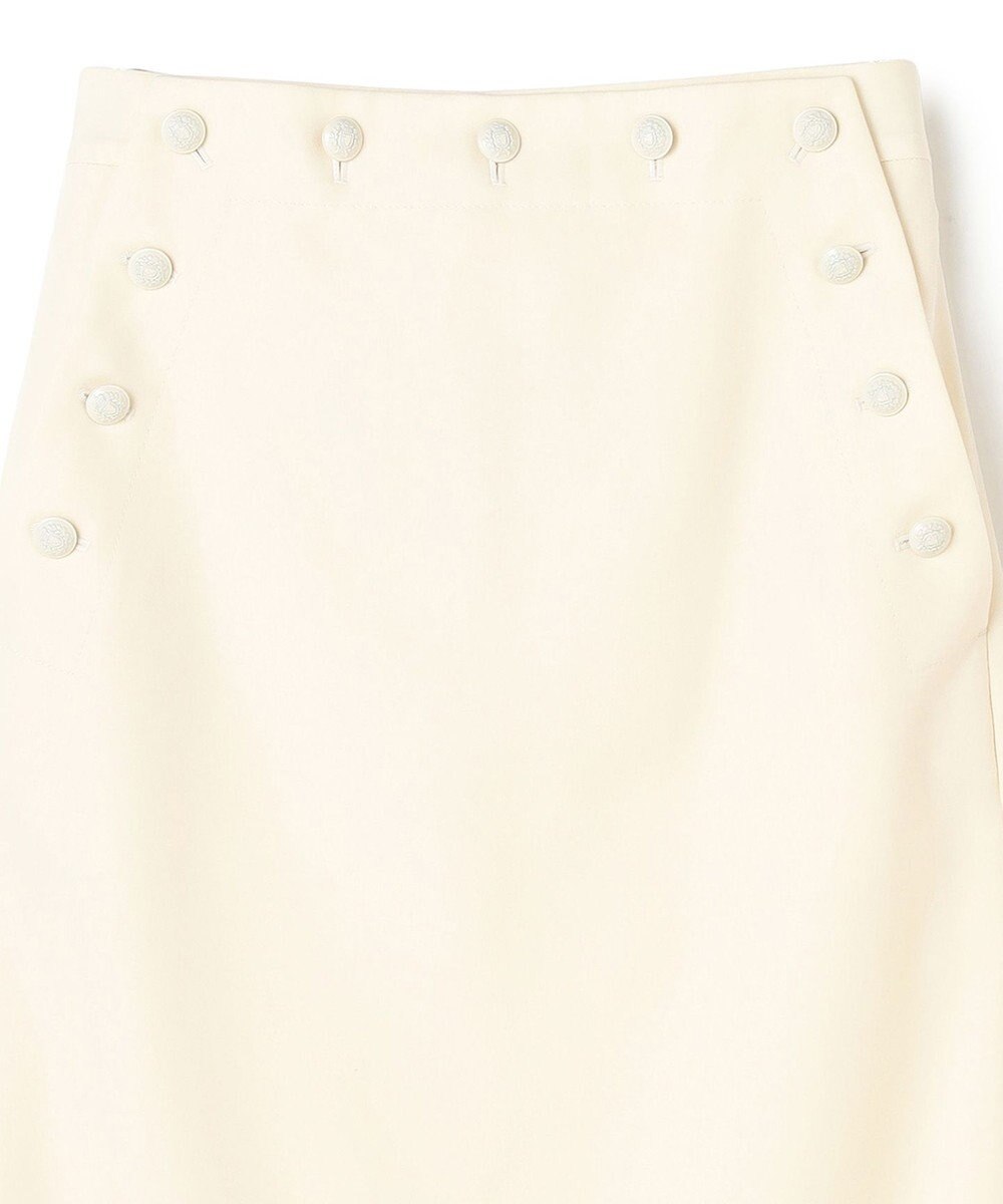 BEIGE， LAZUL / マリンボタンIラインスカート 