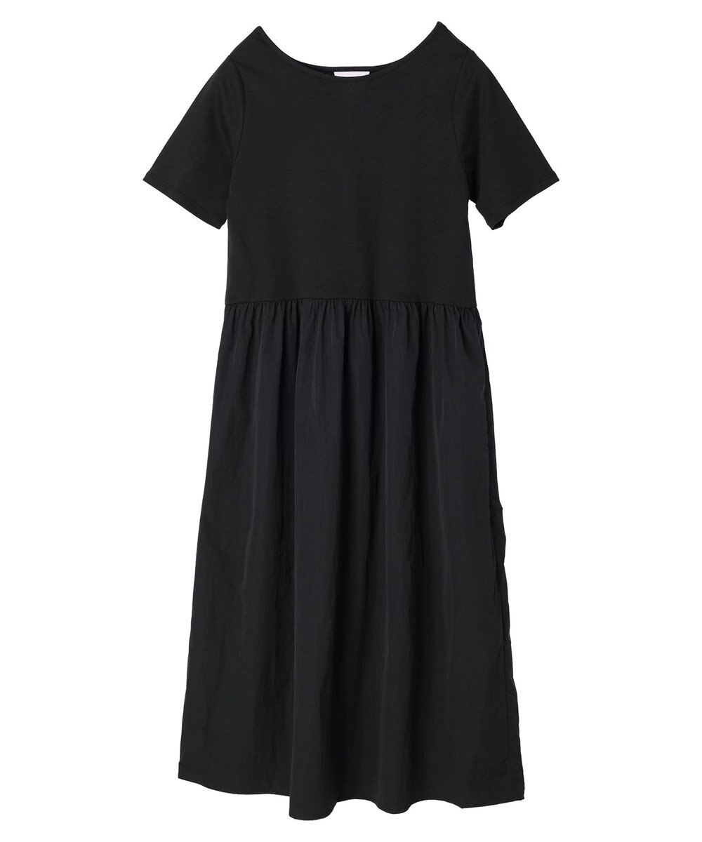 Green Parks Ｂ．ドッキングボリュームギャザーワンピース 