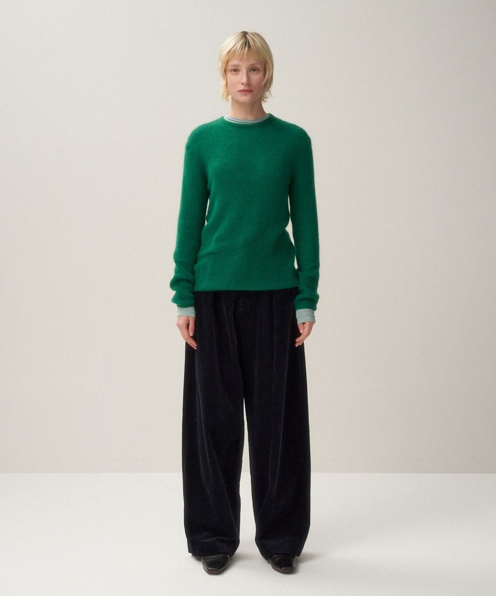 ATON 5W COTTON CORDUROY | タックワイドパンツ 