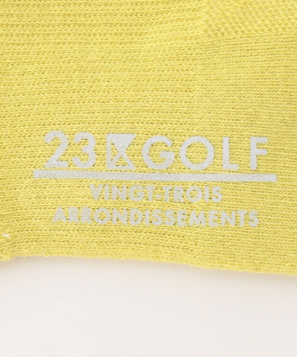 23区GOLF 【MEN】 12センチ丈 ロゴソックス 