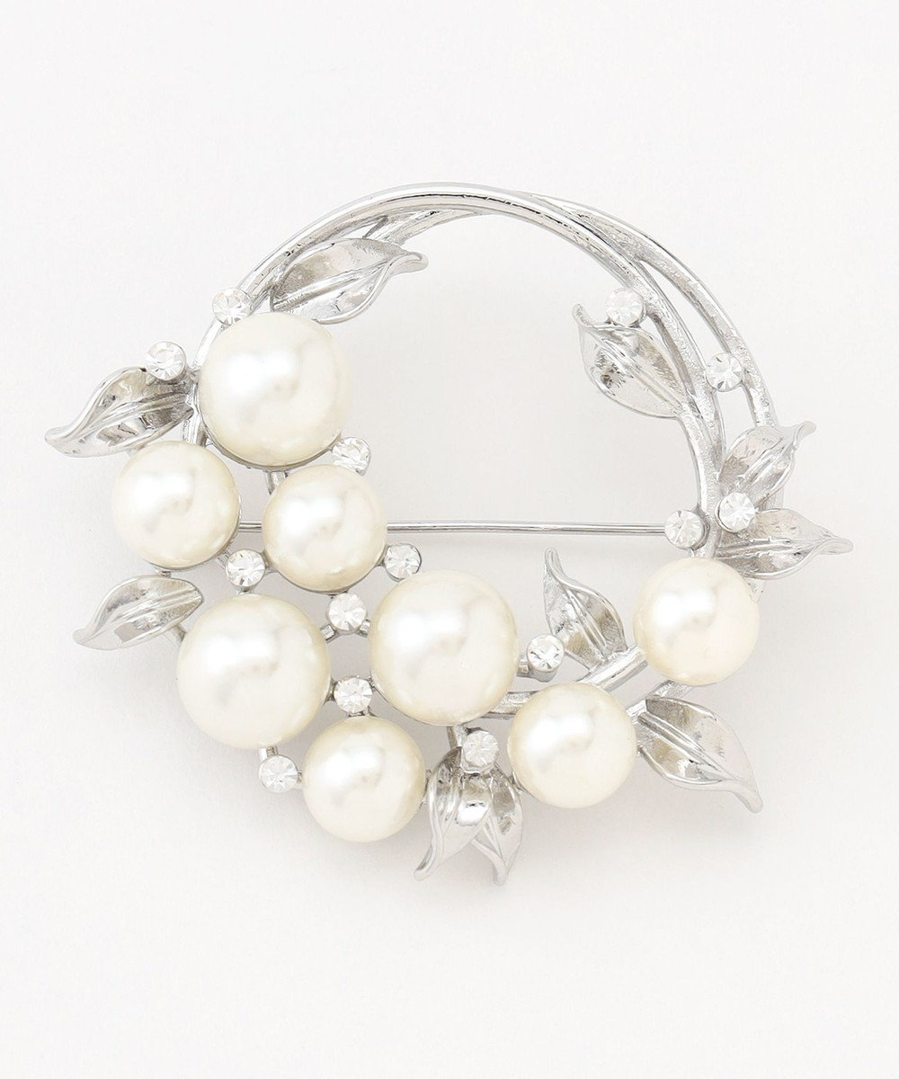 ANY SIS ドロップパール調 ブローチ 