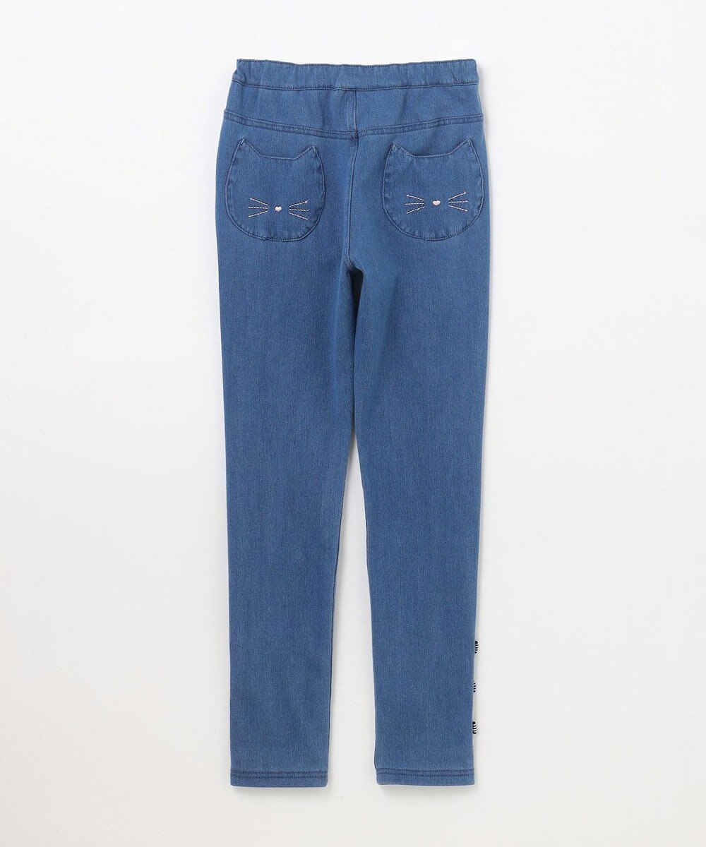 ANY KIDS カット デニム パンツ 