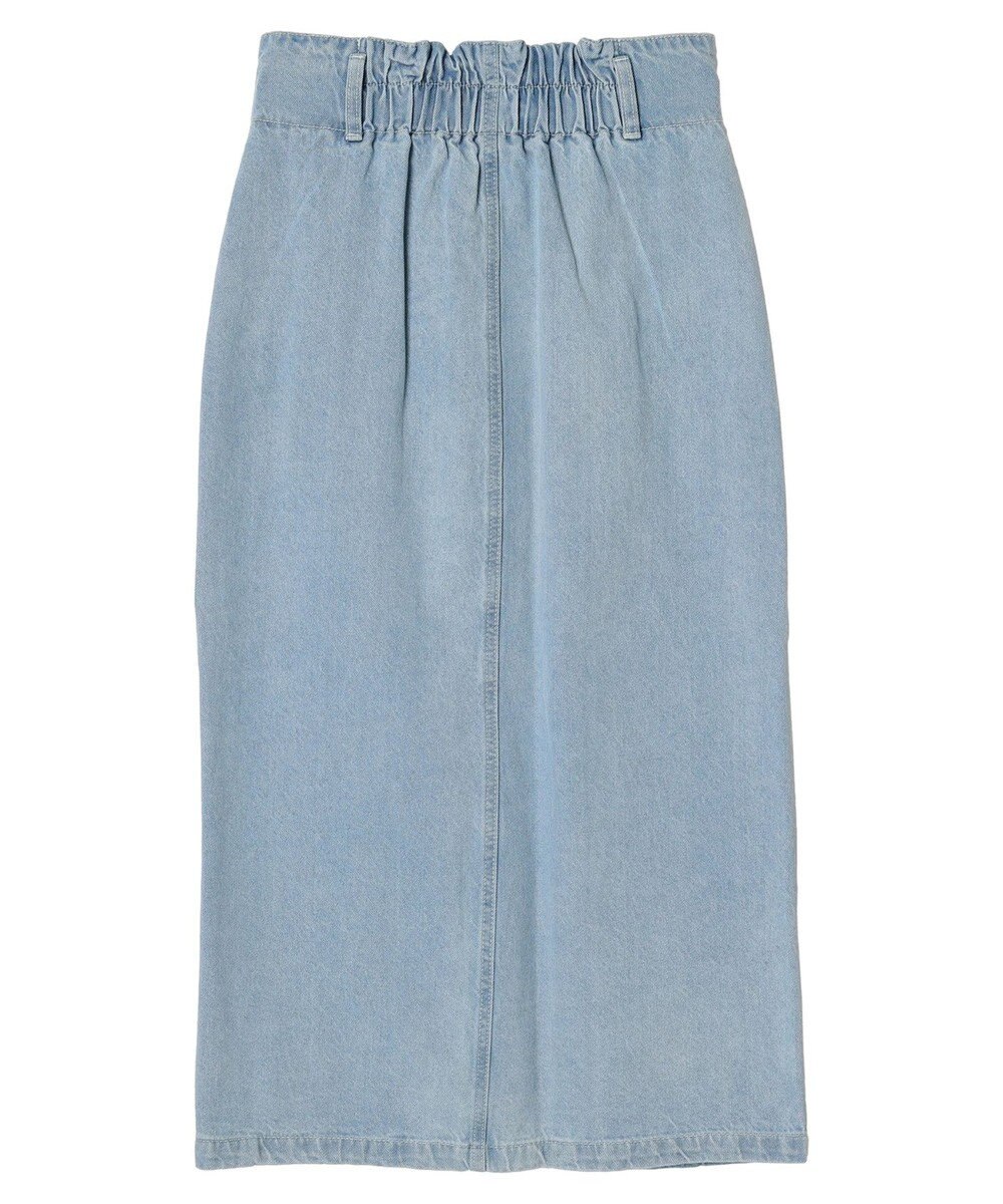 earth music&ecology ボタンナローデニムスカート 