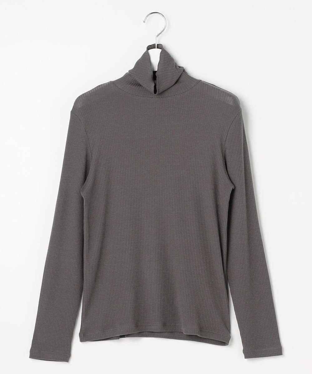 J.PRESS LADIES S カシミヤシルク シアーリブ タートル カットソー 