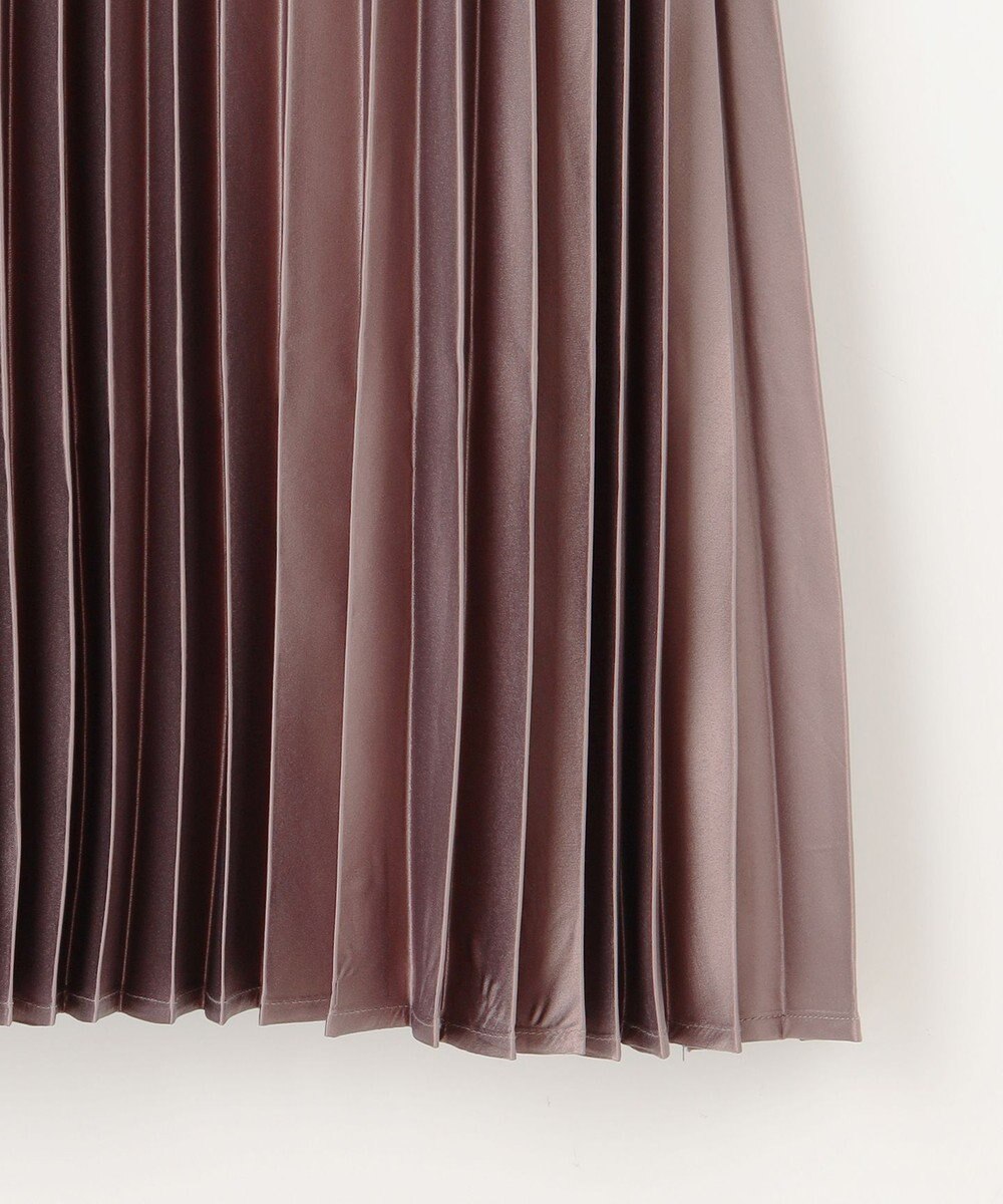Feroux サテン プリーツスカート 