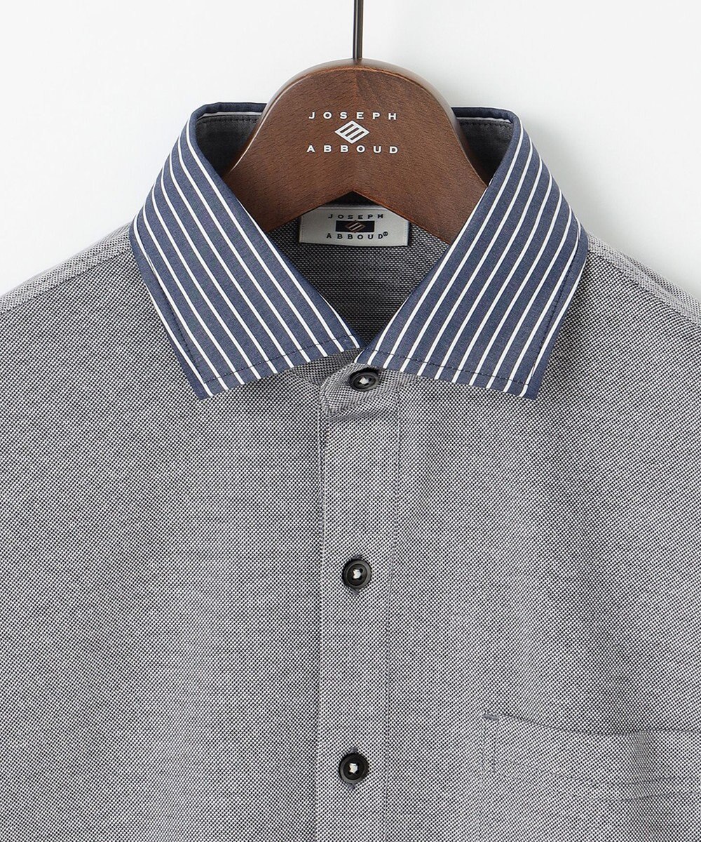 JOSEPH ABBOUD 【速乾 / お手入れ簡単】 猛暑に最適！シャンブレーポロシャツ 