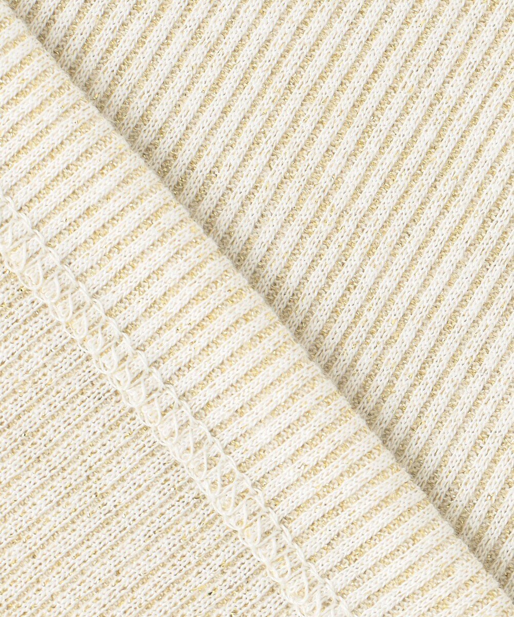 ANY SIS ラメテレコ タンクトップ 