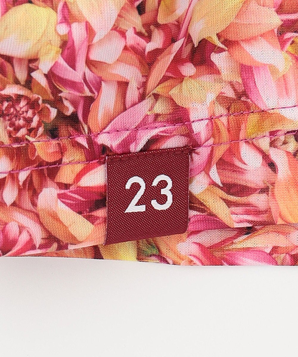 23区GOLF 【WOMEN】プランティカプリント 総柄 半袖ポロシャツ 