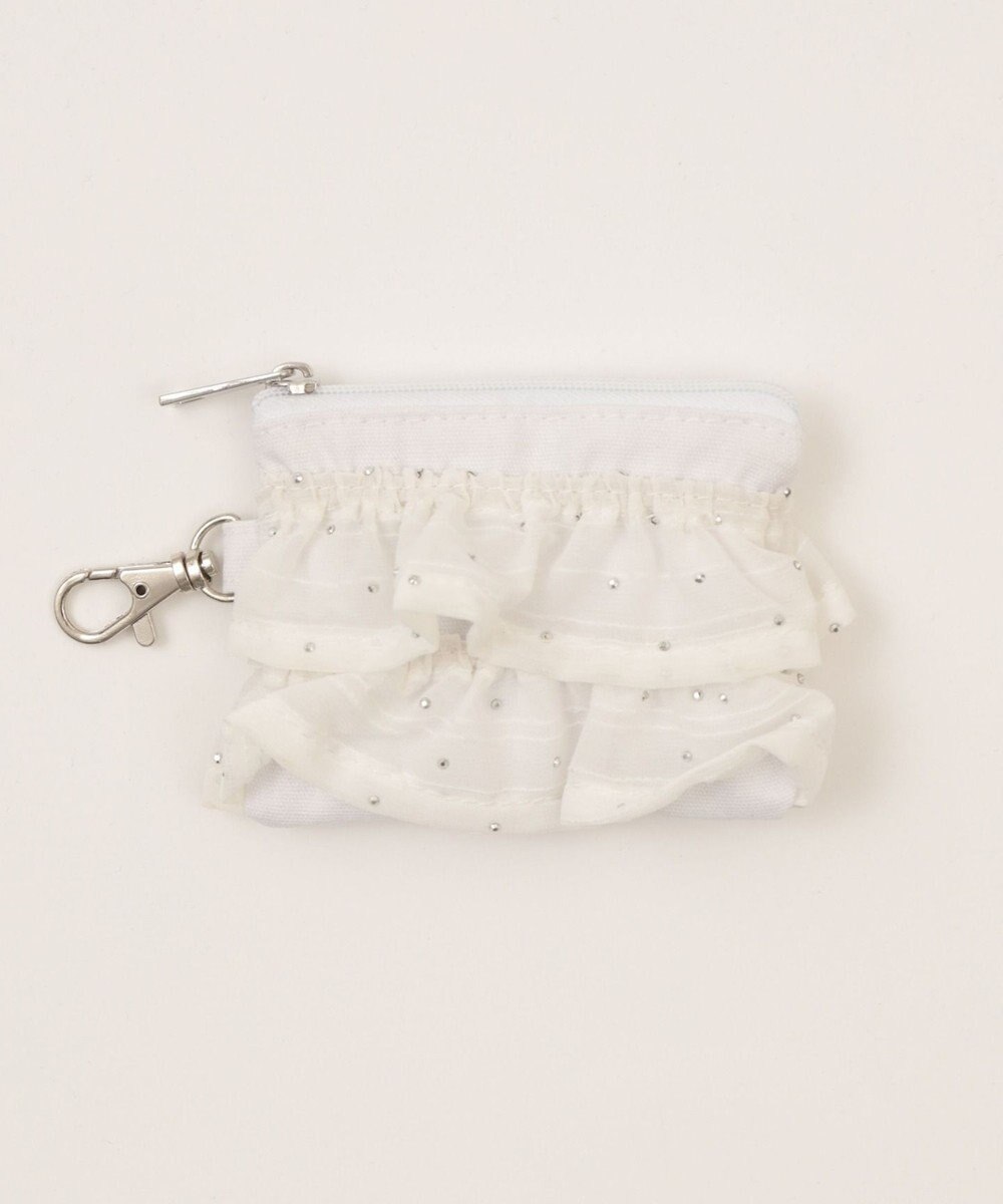 WEGO ミニキラキラフリルポーチ 