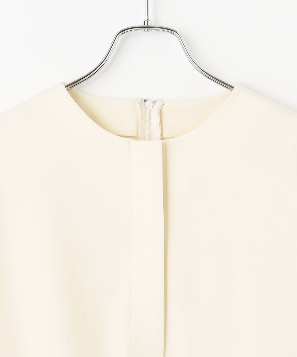 #Newans 【セレモニーにも】＜亀恭子さんコラボ＞下から着られちゃう！シュシュ付き2WAYカフスブラウス 