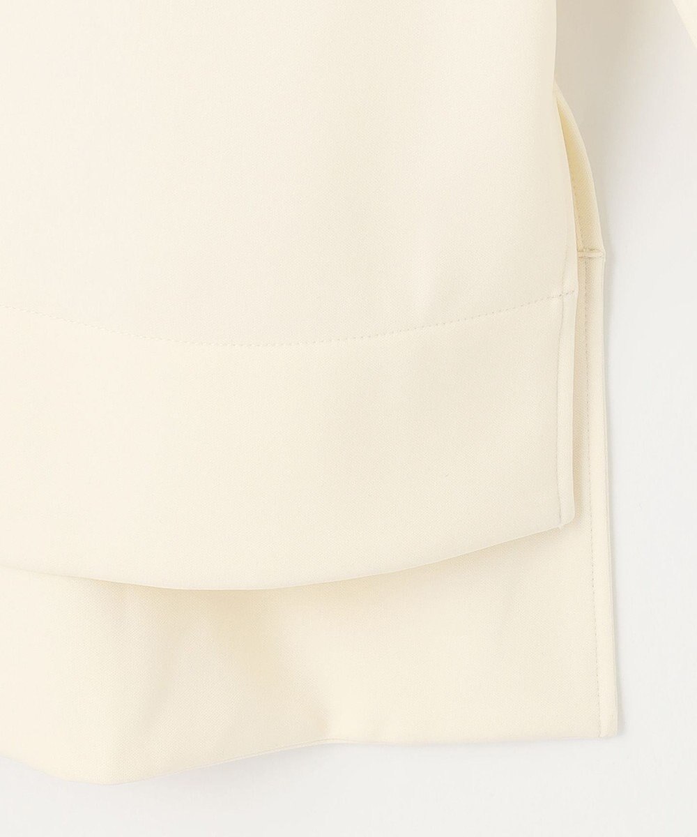 #Newans 【セレモニーにも】＜亀恭子さんコラボ＞下から着られちゃう！シュシュ付き2WAYカフスブラウス 