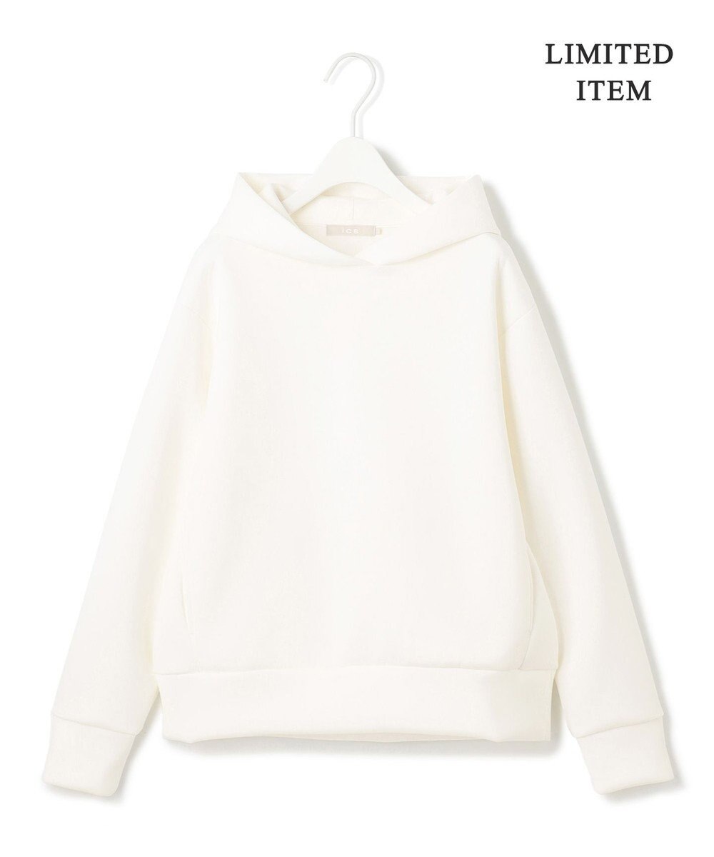 ICB L 【WEB限定・洗える】ソフトダンボール フーディ プルオーバー 