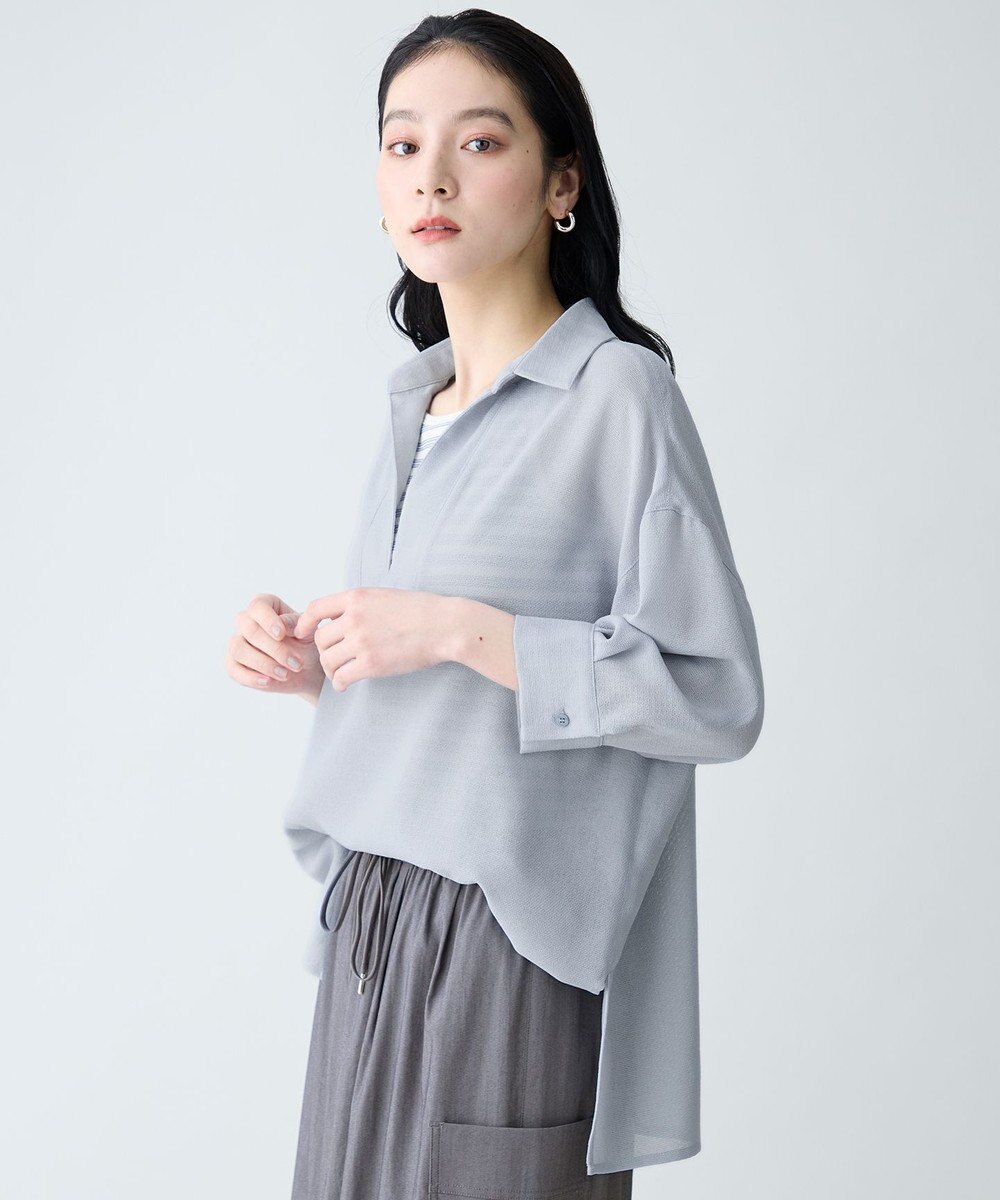 ANY L ヴィンテージメッシュスキッパーブラウス 