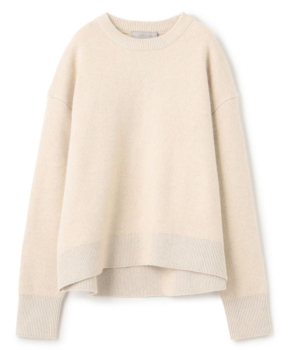 UNFILO 【WEB＆一部店舗限定】へアリースウェット クルーネックニット 