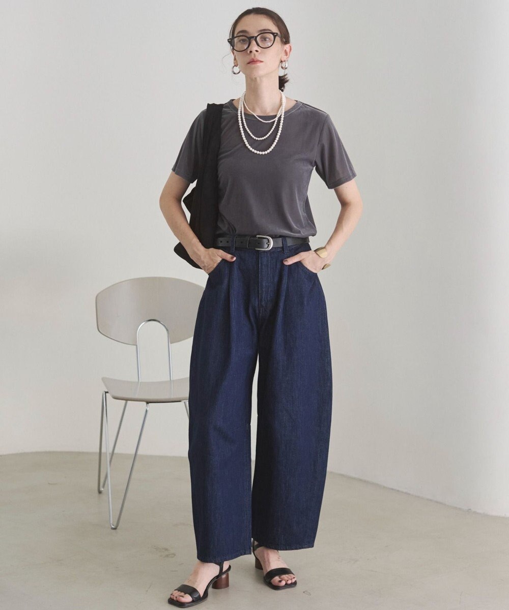 WEGO 【ANGIE VINTAGE】シアーベロアTシャツ 