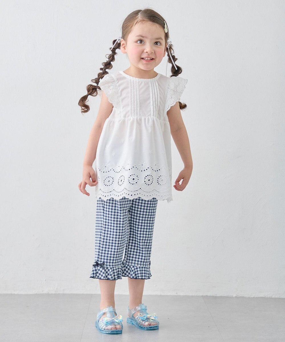 ANY KIDS 【洗濯機可能/接触冷感】ひんやり カットソーパンツ 