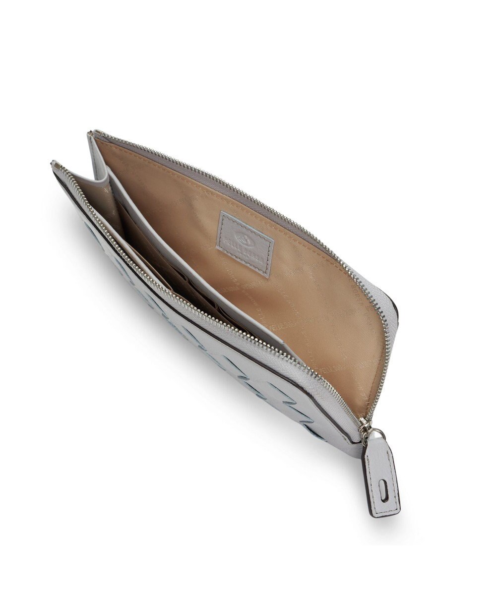 PELLE BORSA メッシュL字ファスナーコンパクト長財布 Chrono Weave クロノウィーブ 5843 
