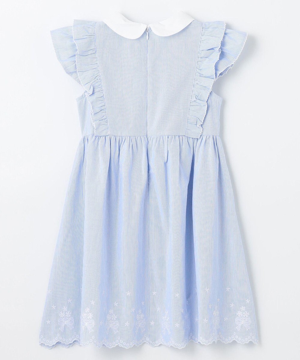 ANY KIDS コードレーン 裾刺繍 ワンピース 