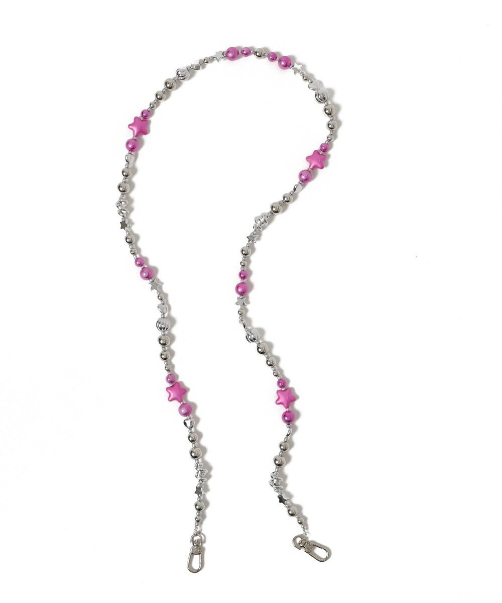 WEGO メタルビーズモチーフストラップ 