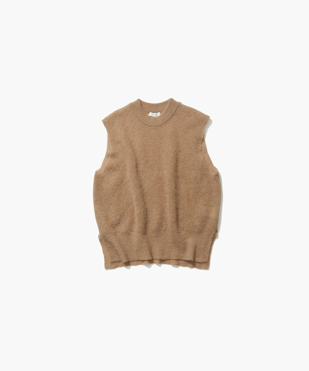ATON SUPER KID MOHAIR | クルーネックベスト 