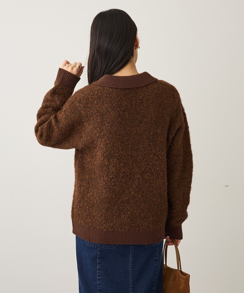 CRAFT STANDARD BOUTIQUE 配色Vネックニットプルオーバー 