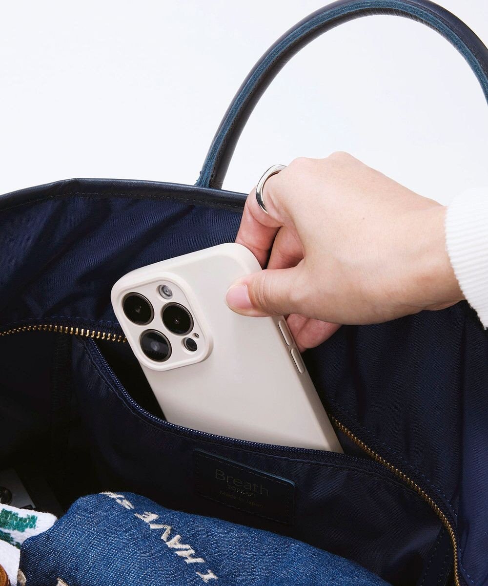 TOPKAPI 【Breath TOPKAPI】ナイロン レザーハンドル シンプル トートバッグ / 軽量 / A4対応 