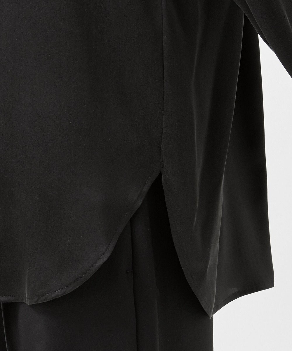 23区 L 【エステータ】シルクサテン シャツ 