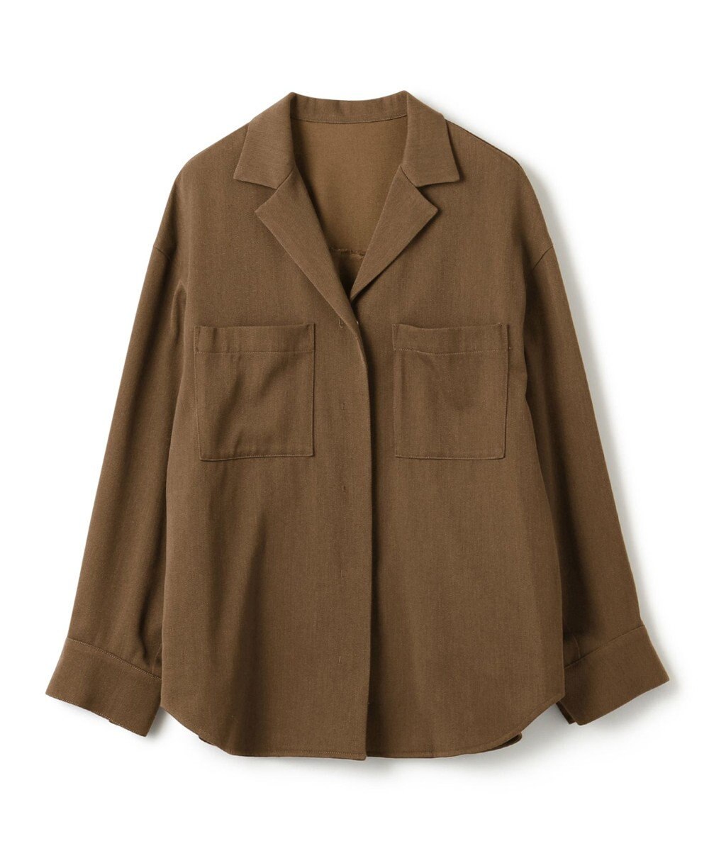 uncrave 【UNISEXあり】ギャバジン シャツ（uncrave WHITE） 