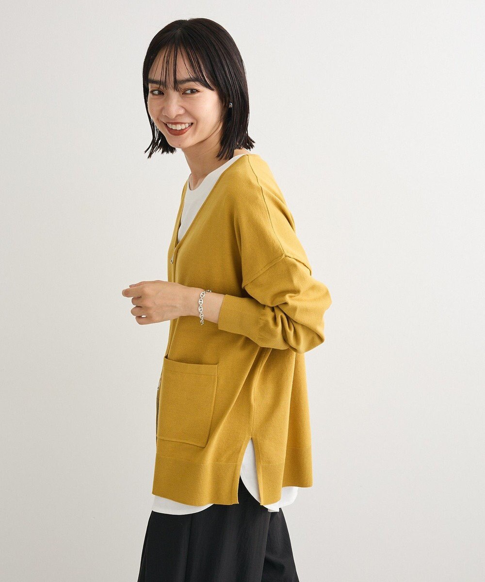 Green Parks アンチピリングゆるｚｉｐカーディガン 