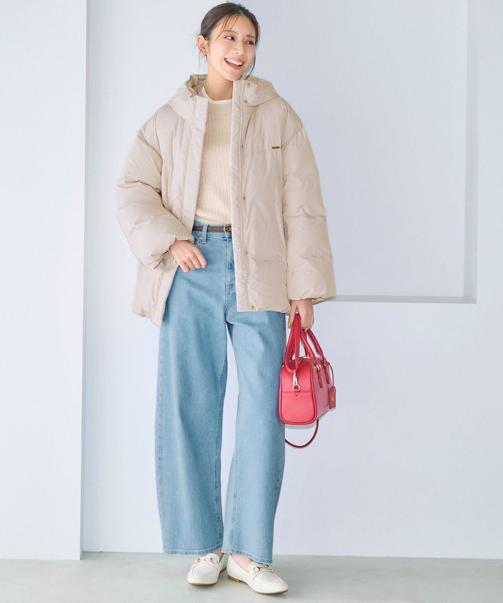 ANY SIS 【美Denimシリーズ】セミカーブワイド デニム 