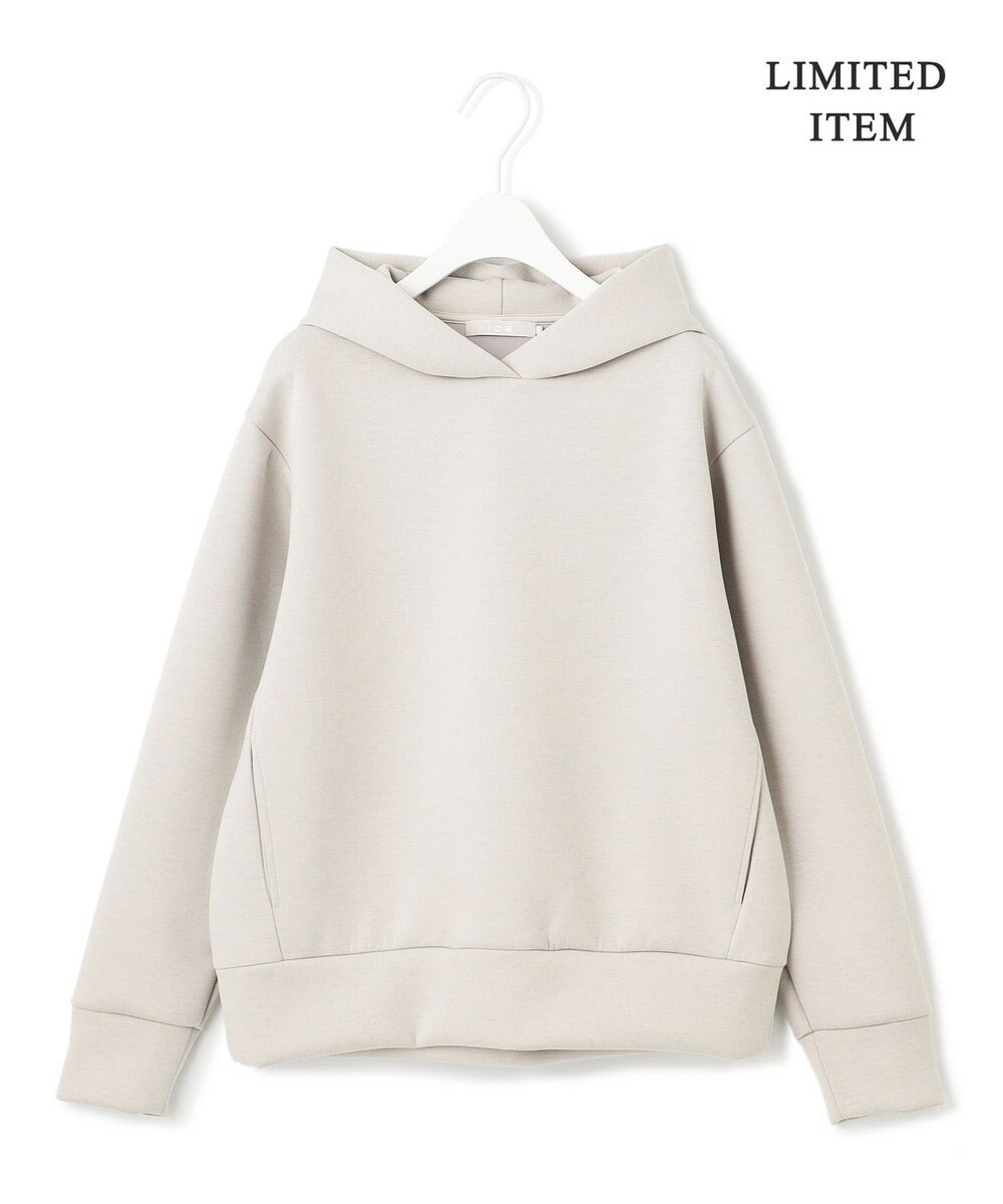 ICB L 【WEB限定・洗える】ソフトダンボール フーディ プルオーバー 