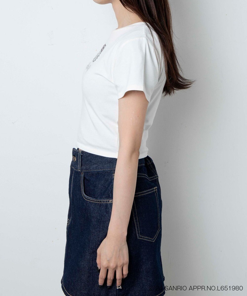 WEGO 【サンリオ】HELLOKITTYコラボラインストーンワンポイントT 