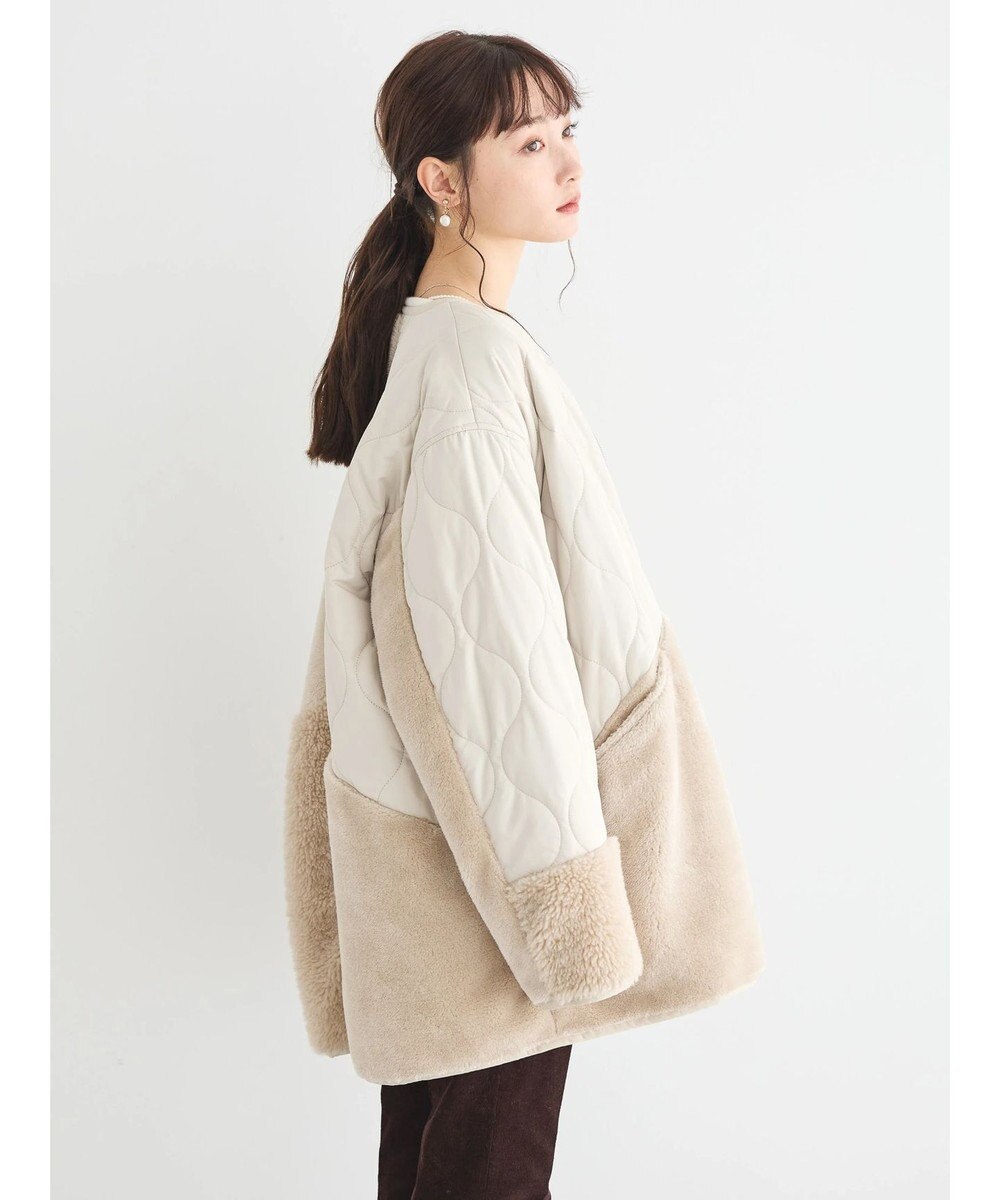 AMERICAN HOLIC キルポカボアＭｉｘキルティングコート 