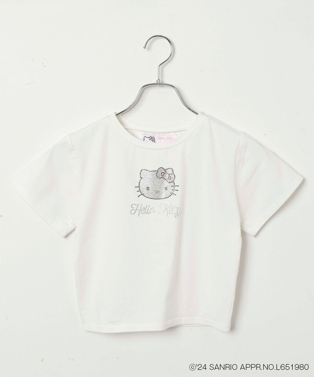 WEGO 【サンリオ】HELLOKITTYコラボラインストーンワンポイントT 