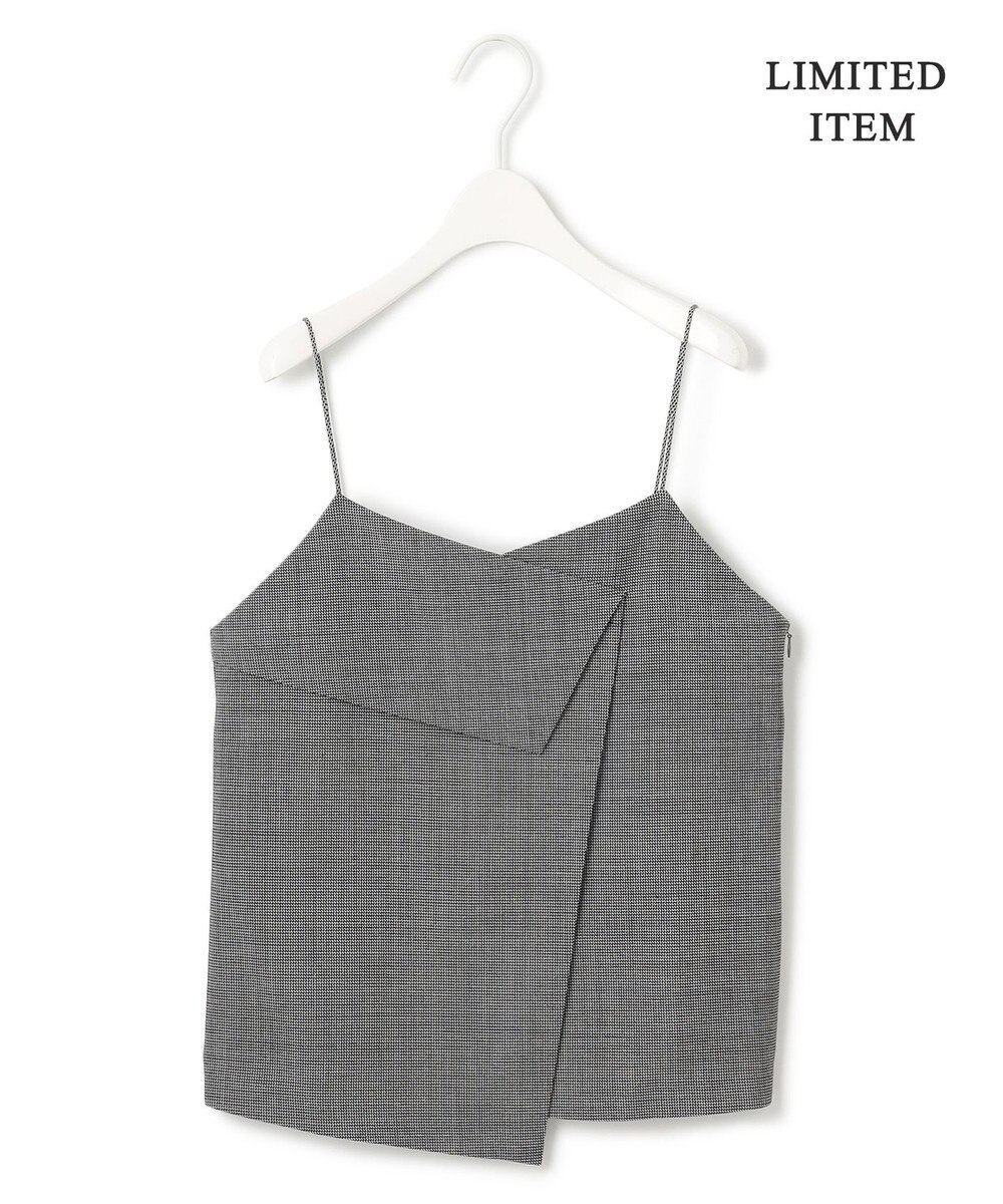 ICB L 【WEB限定・UVカット・洗える】ウール2WAYストレッチ キャミソールブラウス 