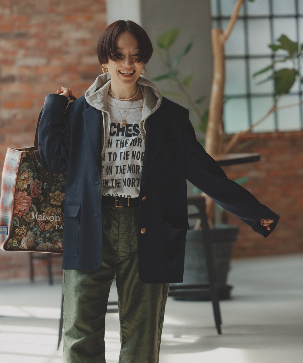 #Newans 【高山都さんコラボ】オーバーサイズテーラードジャケット 