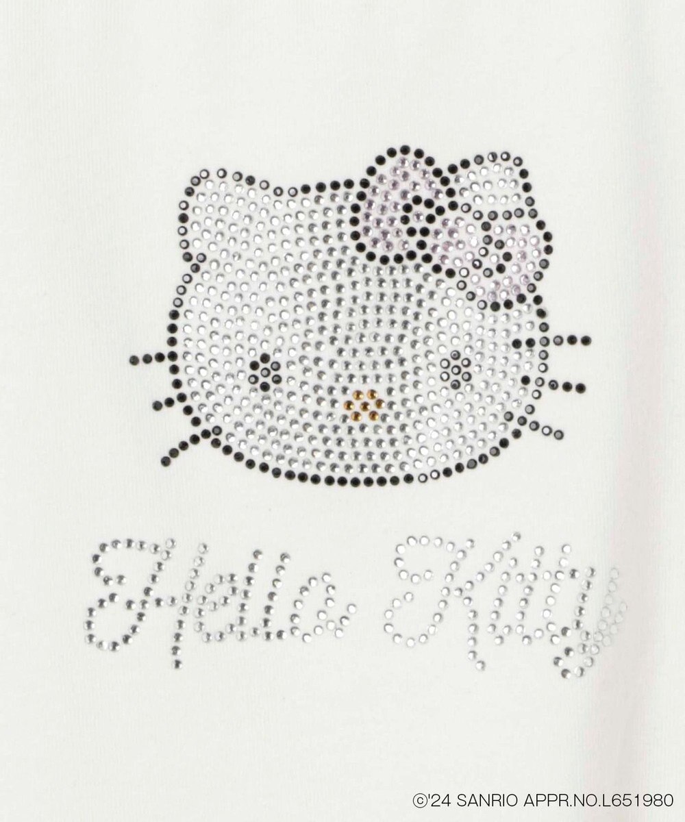 WEGO 【サンリオ】HELLOKITTYコラボラインストーンワンポイントT 