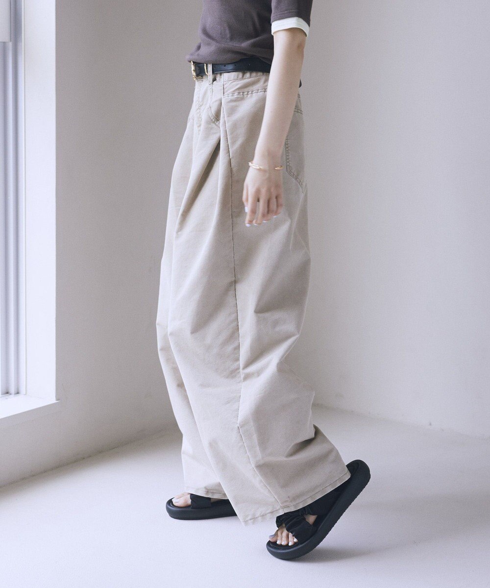 earth music&ecology タックバルーンデニム 
