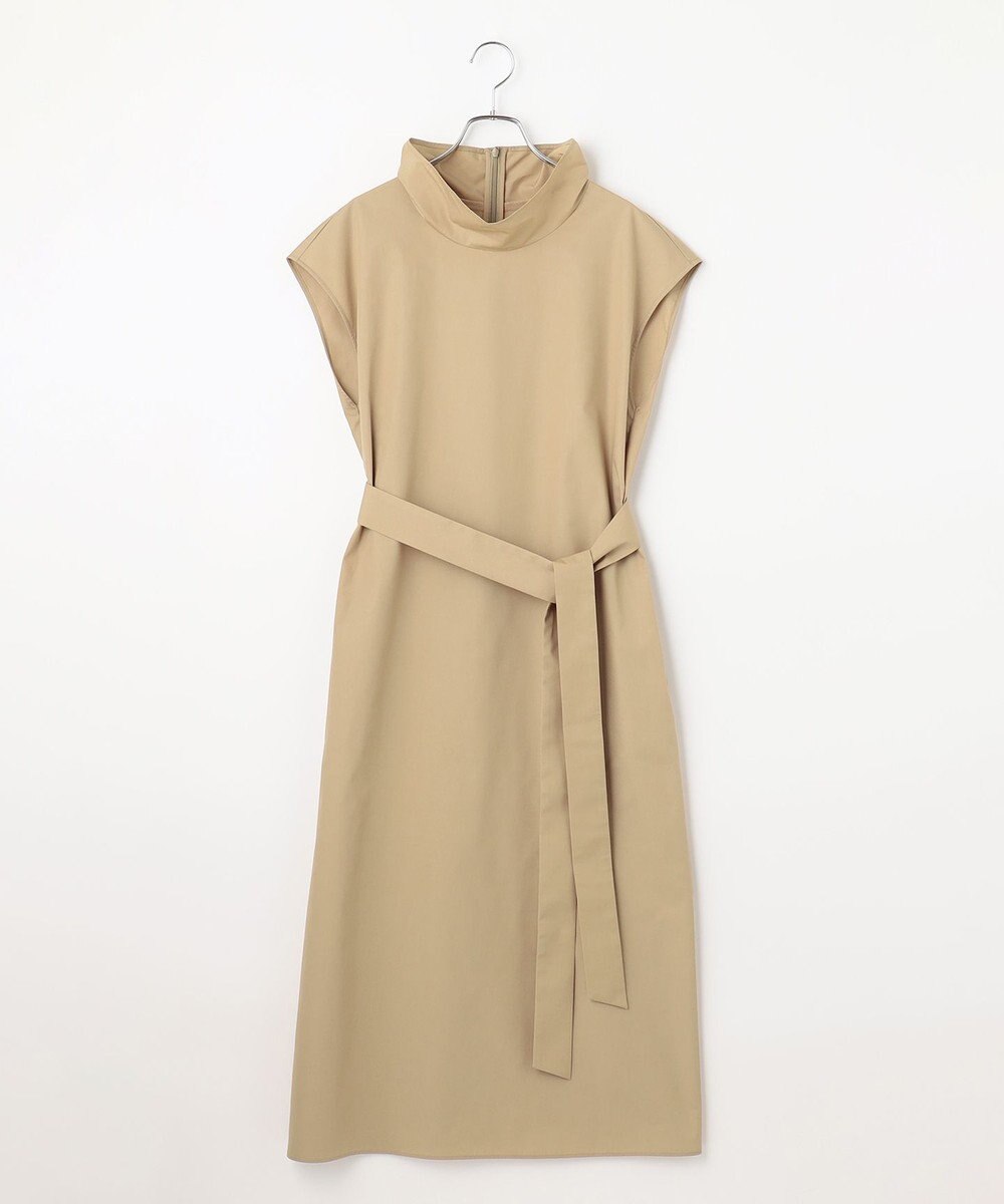 #Newans 【洗える】AMELIA / ハイネックナローシルエットワンピース 