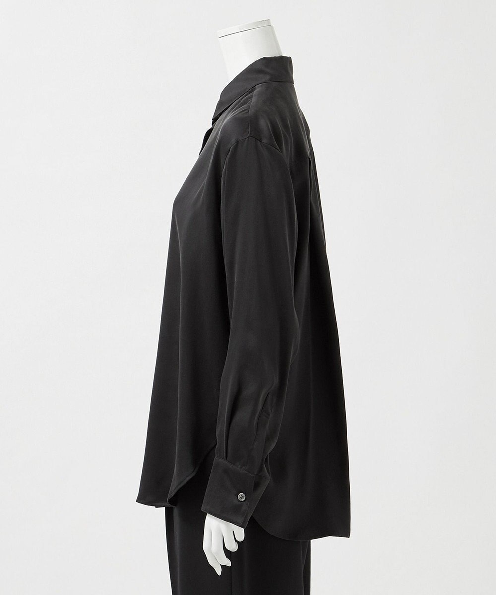 23区 L 【エステータ】シルクサテン シャツ 