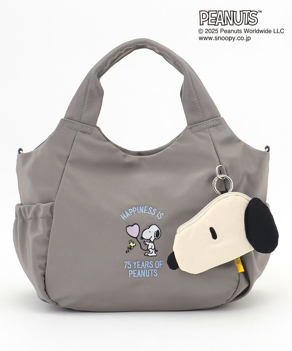 Y'SACCS SNOOPYデザイン　ギャザー2wayミニトート 