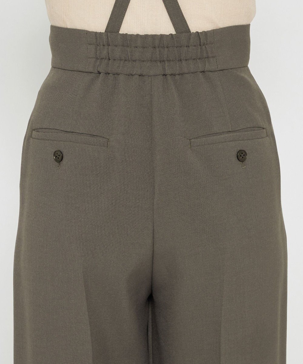 uncrave 【佐藤晴美さん着用】ウォッシャブルドライサップ ワイドパンツ(サスペンダー付き) 