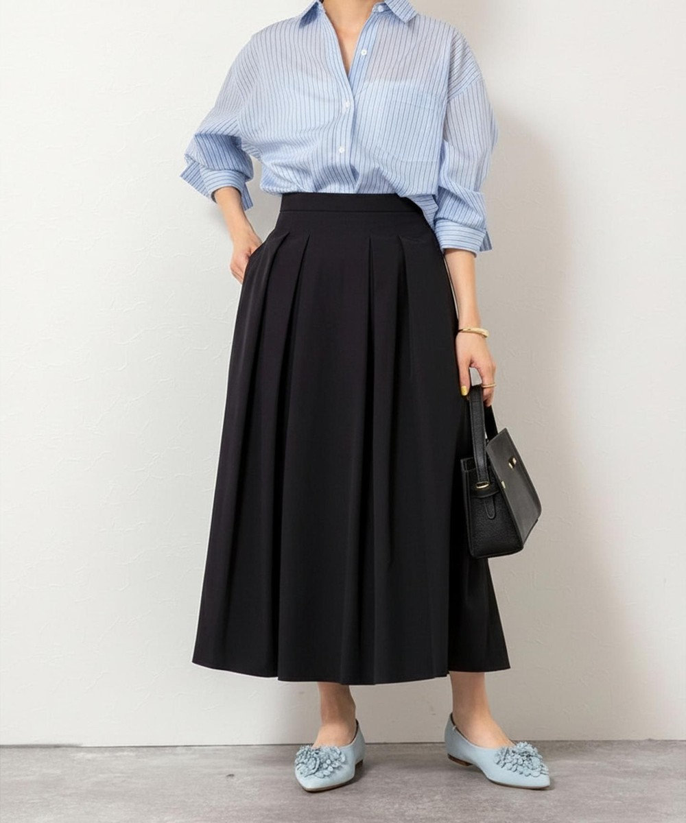 nouvelleRobe Oū 【本革・高反発】Floral decoration ポインテッドトゥ パンプス 