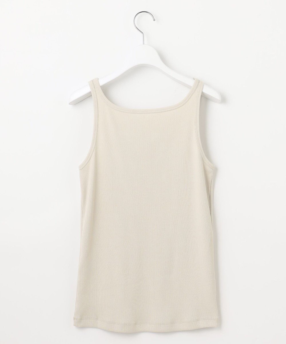 自由区 L 【洗える】ソフトリブ タンクトップ 
