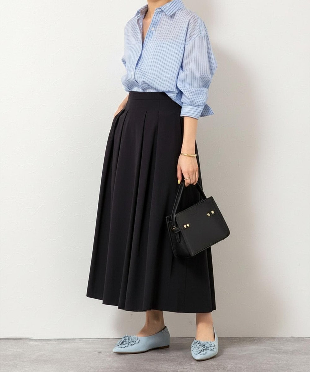 nouvelleRobe Oū 【本革・高反発】Floral decoration ポインテッドトゥ パンプス 