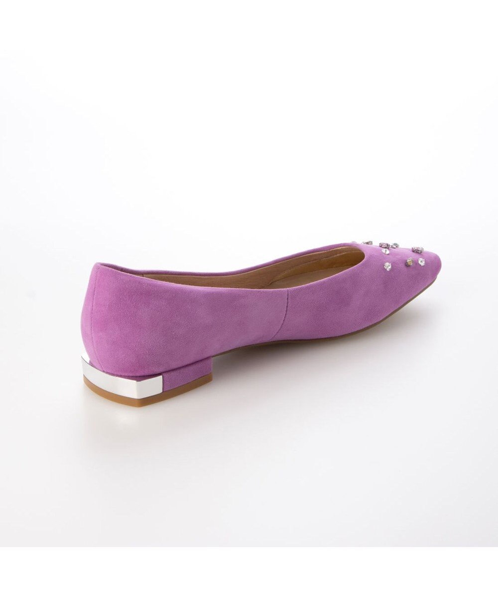 MODE ET JACOMO <MODE ET JACOMO>ラインストーンスクエアトゥパンプス 