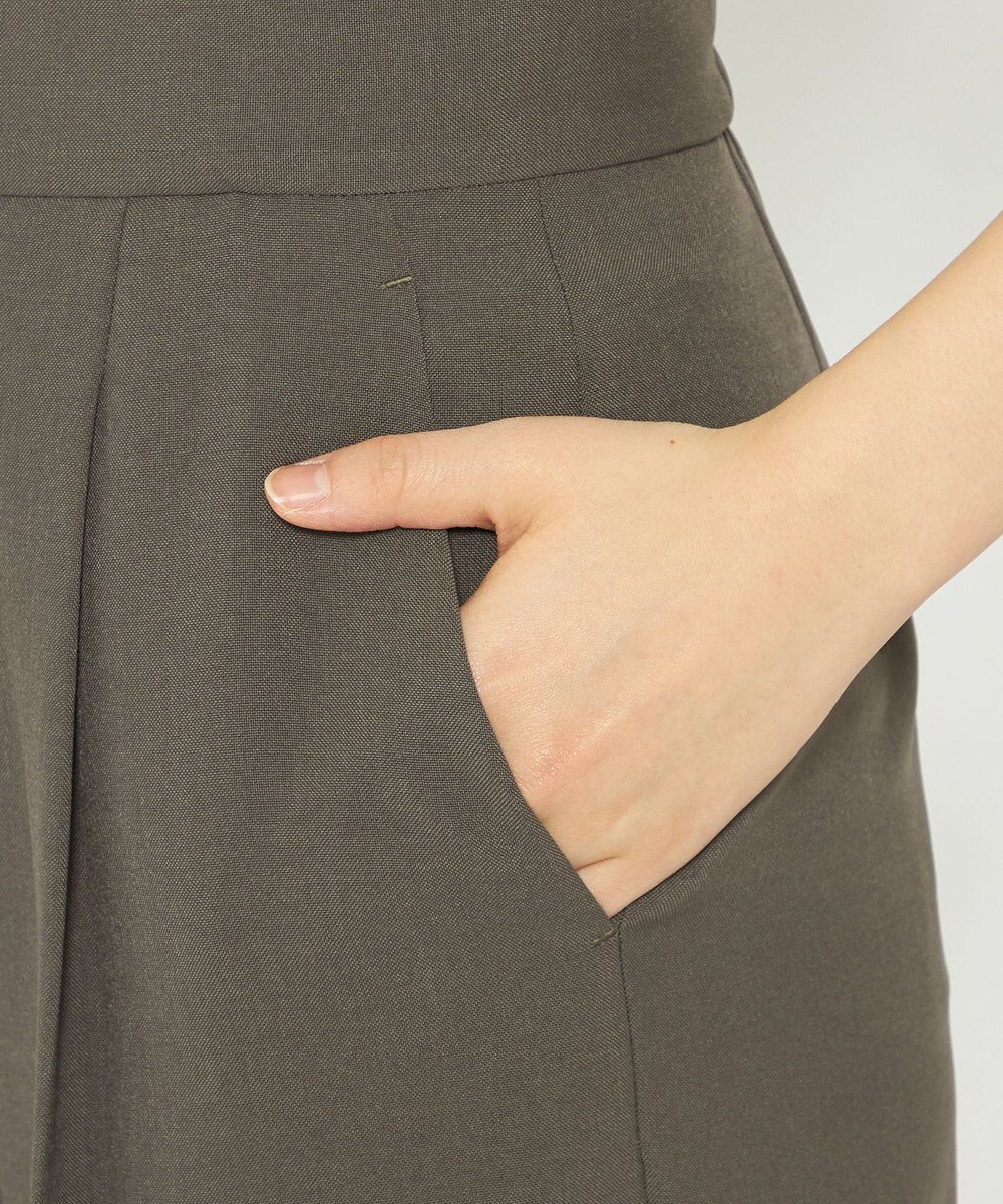 uncrave 【佐藤晴美さん着用】ウォッシャブルドライサップ ワイドパンツ(サスペンダー付き) 